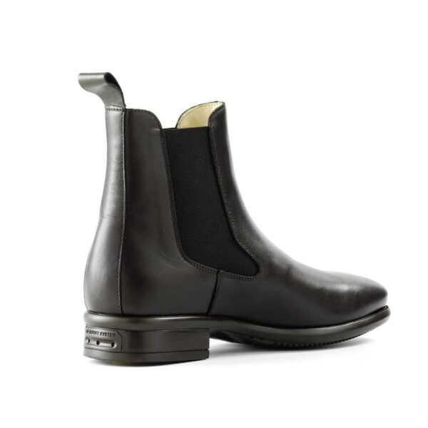 Tattini Boots - Half Boot - Black Alano Back Right Side - Italian English Paddock Boots