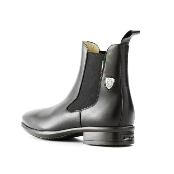 Tattini Boots - Half Boot - Black Alano Back Left Side - Italian English Paddock Boots