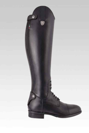 Tattini Boots - Italian English Riding Boots - Tall Boots - Boxer Smooth Leather Outside View - Dressage Boots and Field Boots
