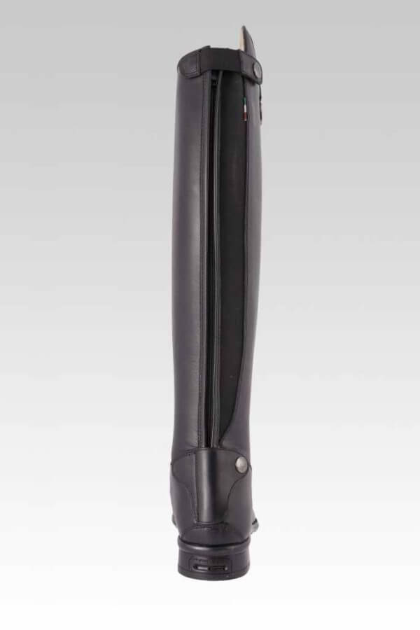 Tattini Boots: Italian English Riding Boots - Tall Boots - Boxer Smooth Leather Back View - Dressage Boots and Field Boots