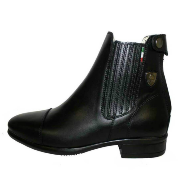 Tattini Boots - Collie Left Side - Half Boots - Premium Italian English Dressage Boots