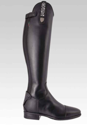 Tattini Boots - Tall Boots - Terranova with Interchangeable Straps - Outside View - Italian English Riding Boots